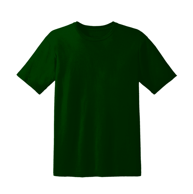 green t-shirt