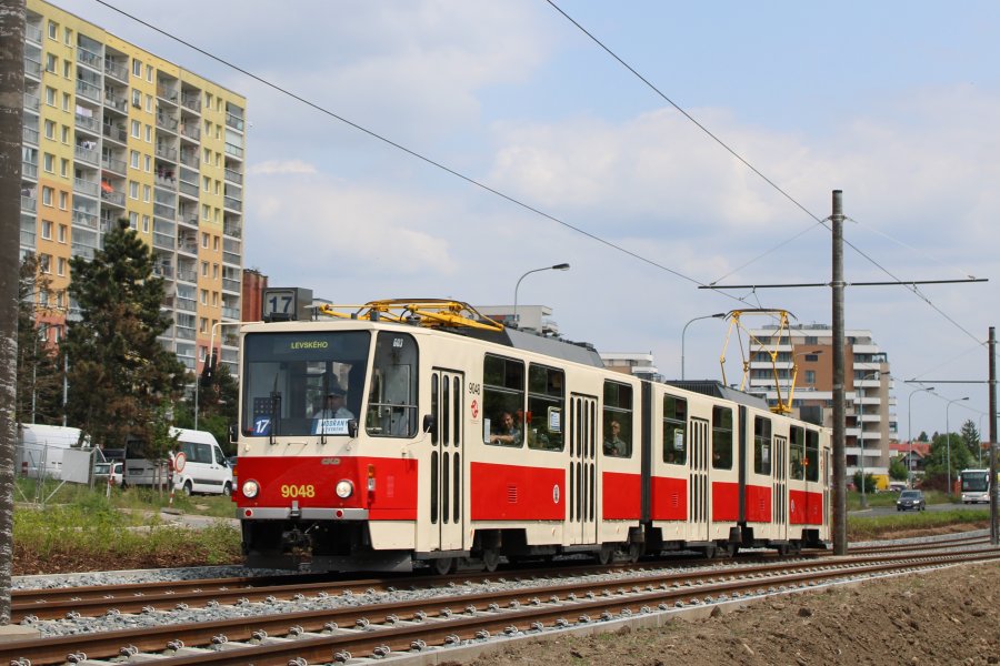 Původní tramvaj Tatra KT8D5